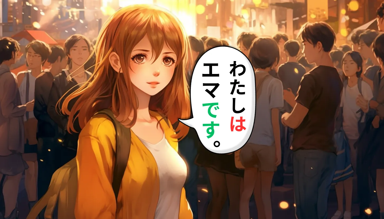 [です] desu en japonais