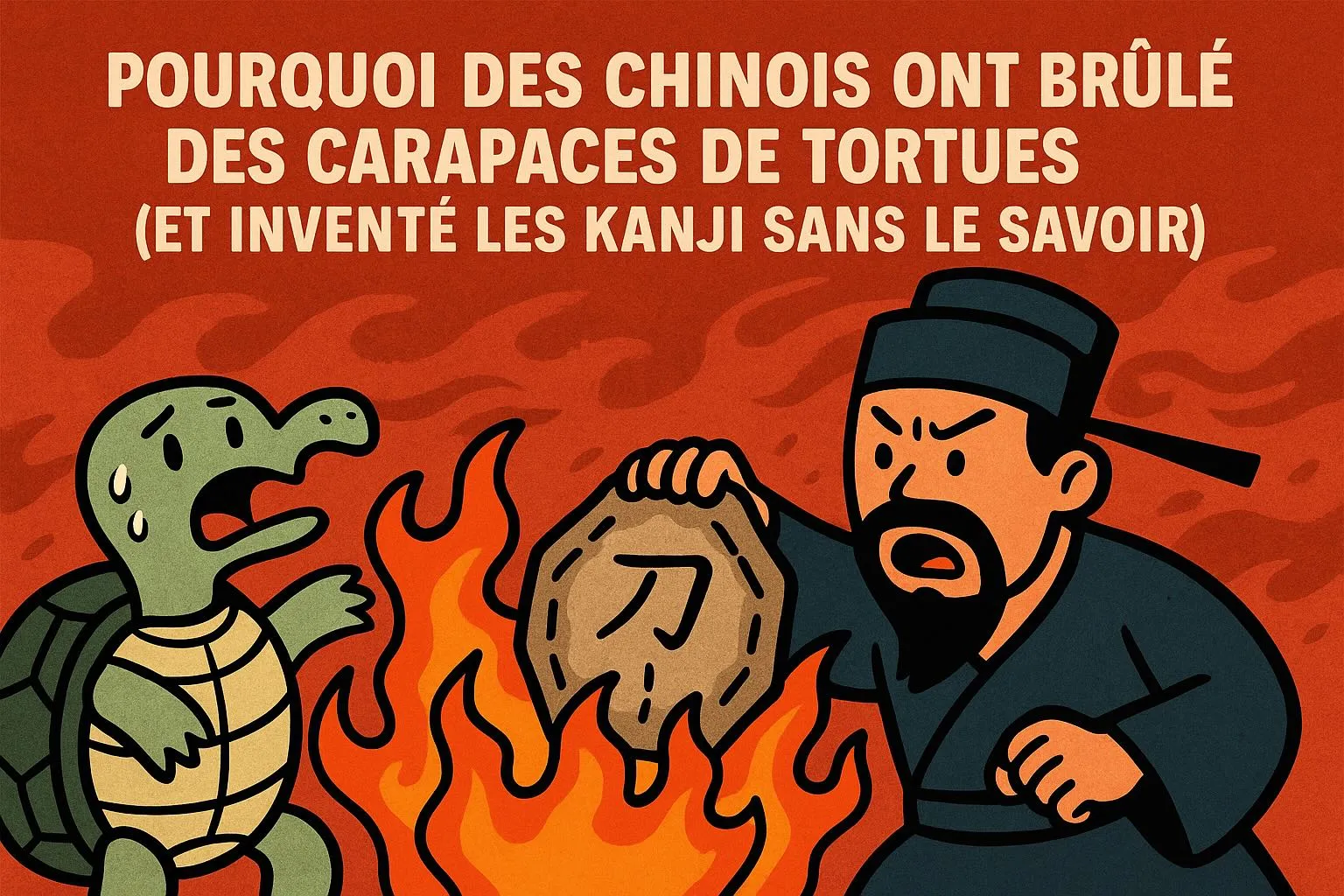 Origine des kanji : histoire vraie et symboles brûlants